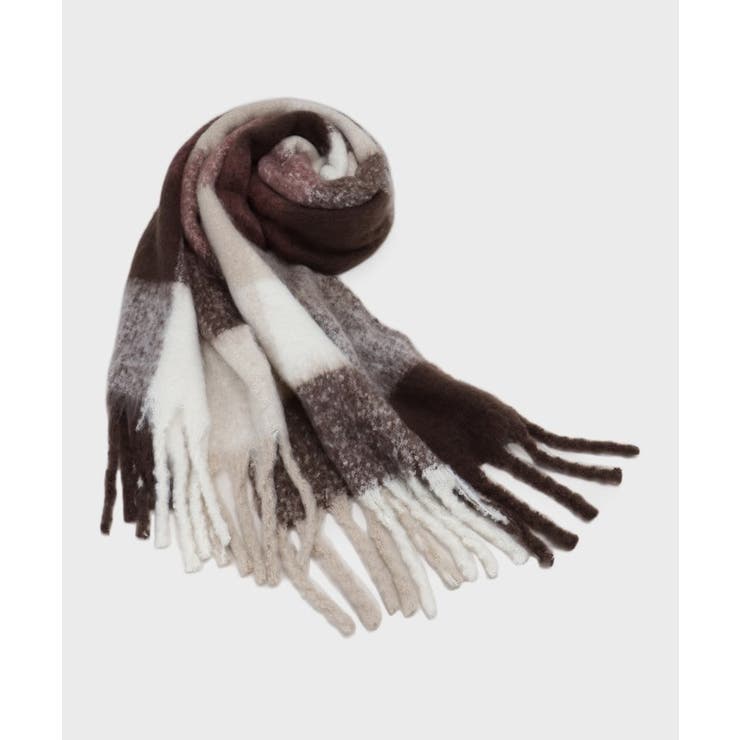 マルチカラーチェックボリュームストール | OPAQUE.CLIP | 詳細画像2 