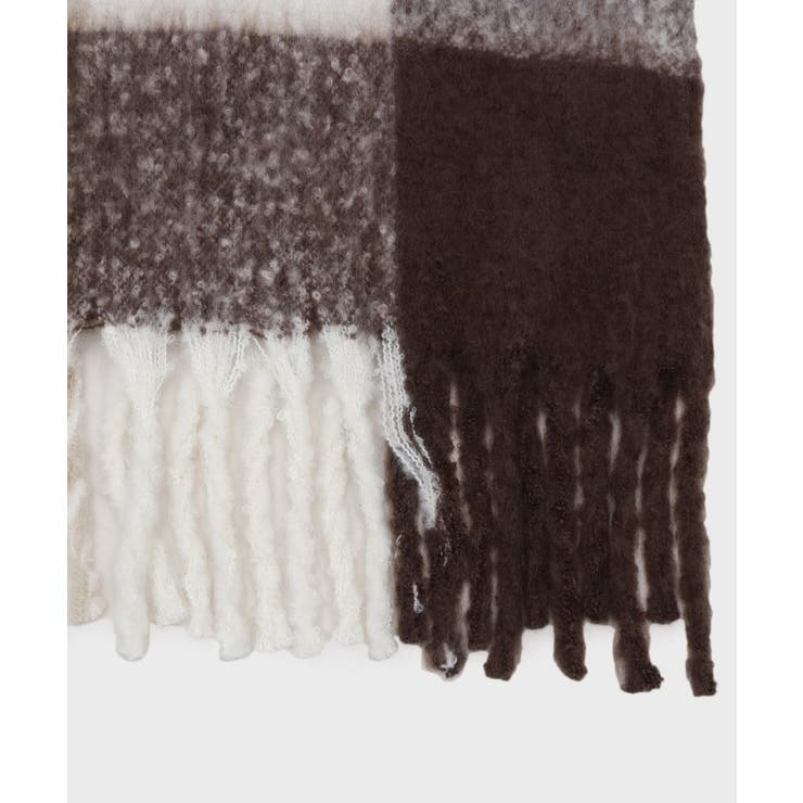 マルチカラーチェックボリュームストール | OPAQUE.CLIP | 詳細画像4 