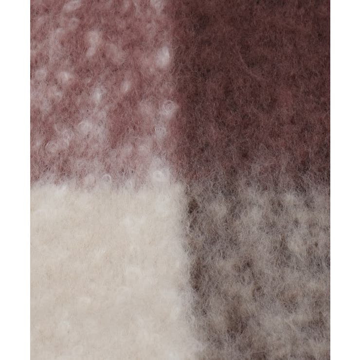 マルチカラーチェックボリュームストール | OPAQUE.CLIP | 詳細画像3 