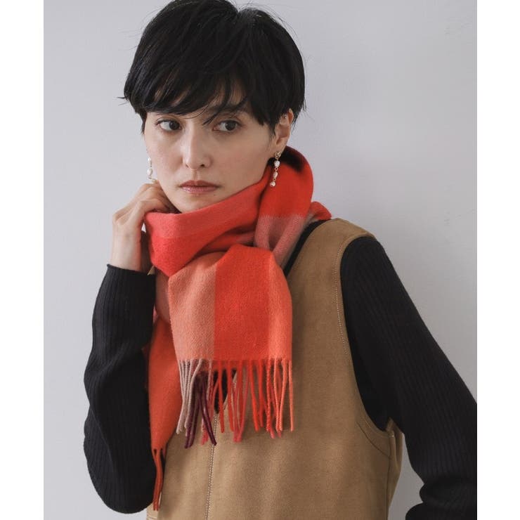 ウール100％マフラー【12col/洗える】 | OPAQUE.CLIP | 詳細画像7 