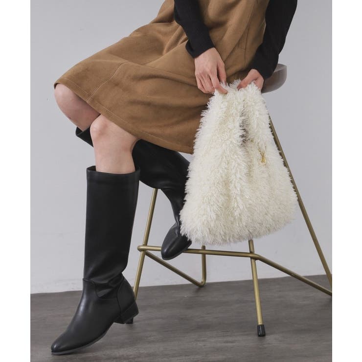 ラム風フェイクファーハンドバッグ | OPAQUE.CLIP | 詳細画像5 