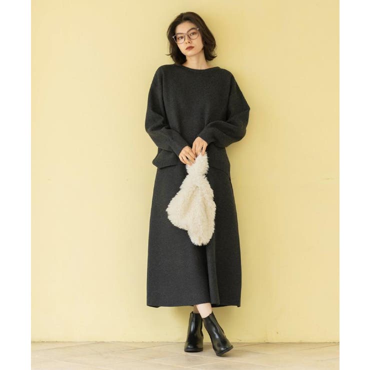 ラム風フェイクファーハンドバッグ | OPAQUE.CLIP | 詳細画像2 