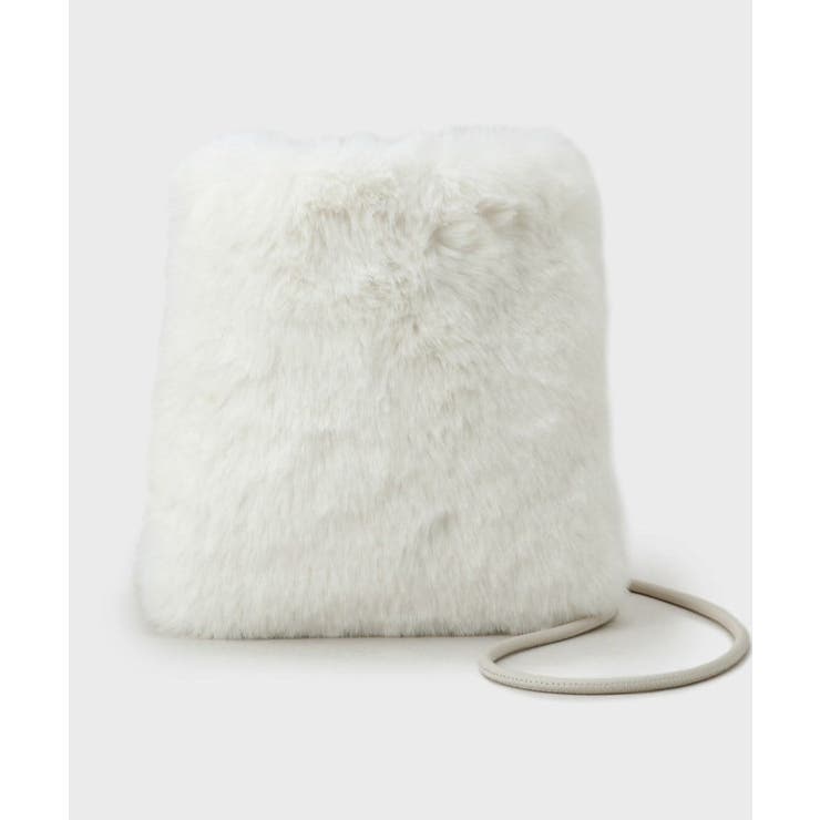 【11色展開】フェイクファースクエアミニポシェット | OPAQUE.CLIP | 詳細画像23 