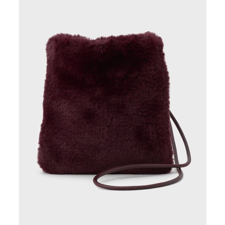 【11色展開】フェイクファースクエアミニポシェット | OPAQUE.CLIP | 詳細画像29 