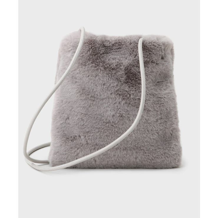 【11色展開】フェイクファースクエアミニポシェット | OPAQUE.CLIP | 詳細画像35 