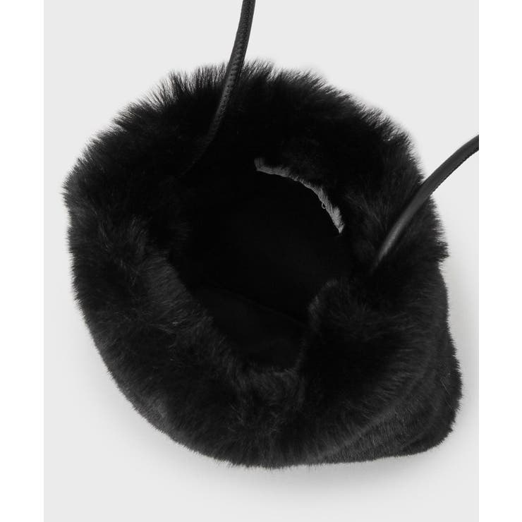 【11色展開】フェイクファースクエアミニポシェット | OPAQUE.CLIP | 詳細画像38 