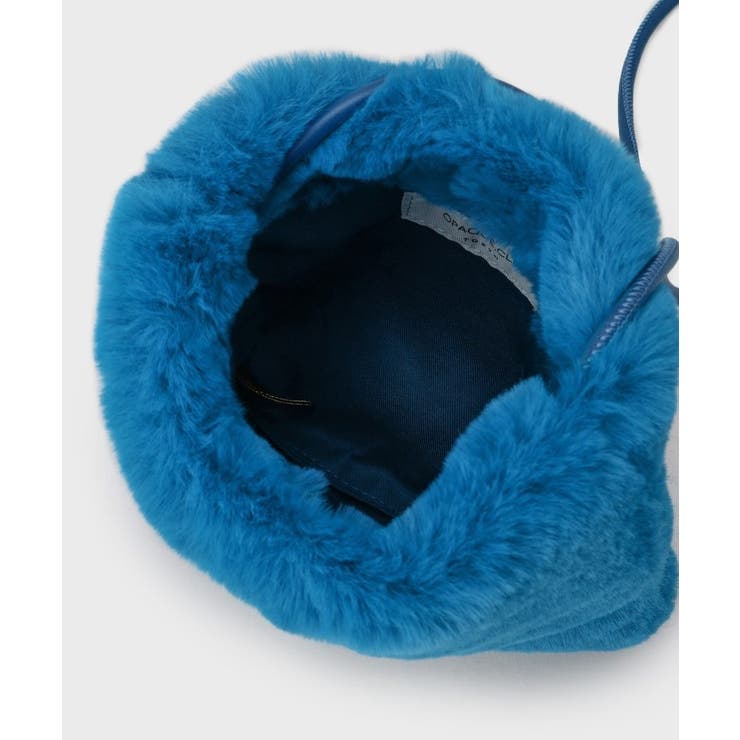 【11色展開】フェイクファースクエアミニポシェット | OPAQUE.CLIP | 詳細画像45 