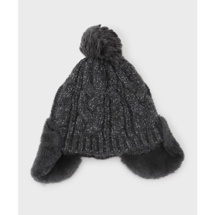 チャコールグレー(014) | ファー耳当てケーブルワッチ | OPAQUE.CLIP