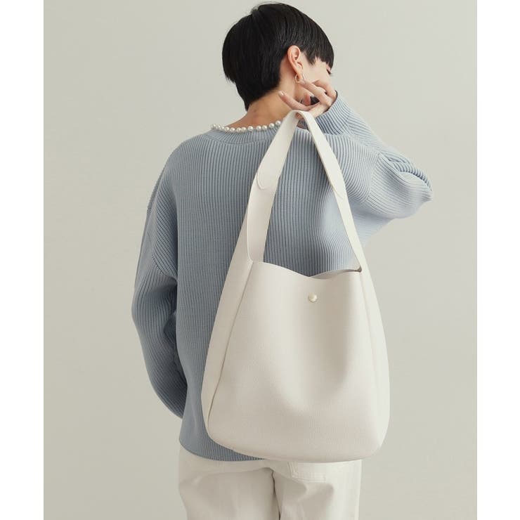 軽量/A4サイズ対応】シュリンク合皮ワンハンドルトートバッグ