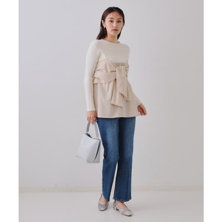 【2WAY】バイカラーワンハンドルミニショルダーバッグ | OPAQUE.CLIP | 詳細画像3 