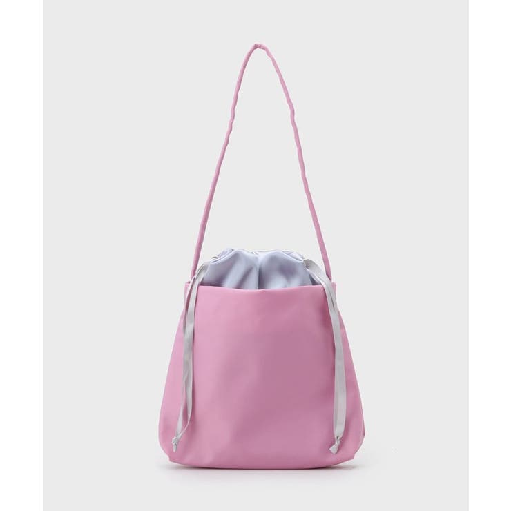 サテンコンビ巾着ワンショルダーバッグ | OPAQUE.CLIP | 詳細画像11 