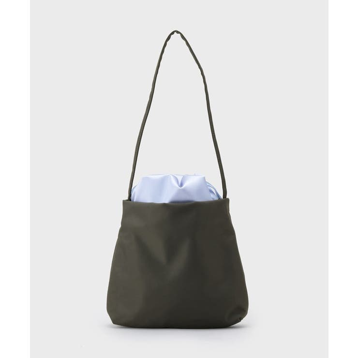 サテンコンビ巾着ワンショルダーバッグ | OPAQUE.CLIP | 詳細画像14 