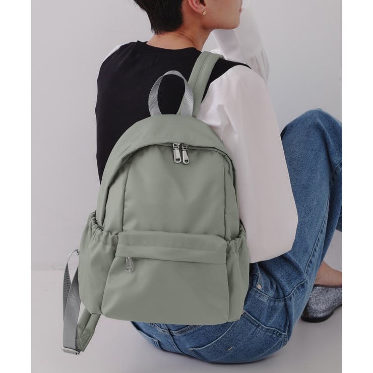 グレー(012) | ナイロンコンパクトリュックサック | OPAQUE.CLIP