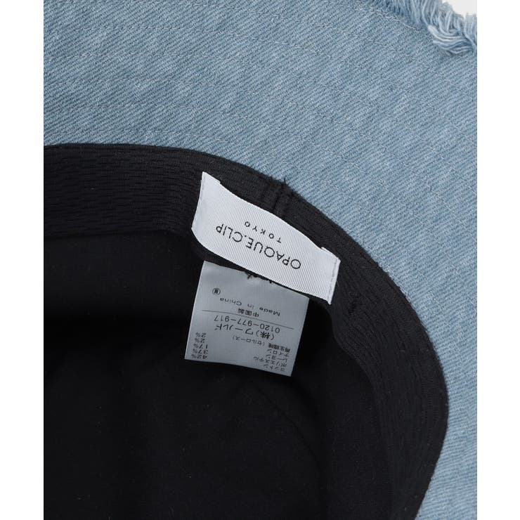 デニムフリンジバケットハット | OPAQUE.CLIP | 詳細画像5