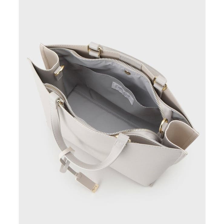 【2WAY】バイカラー3層ミドルトートバッグ | OPAQUE.CLIP | 詳細画像31 