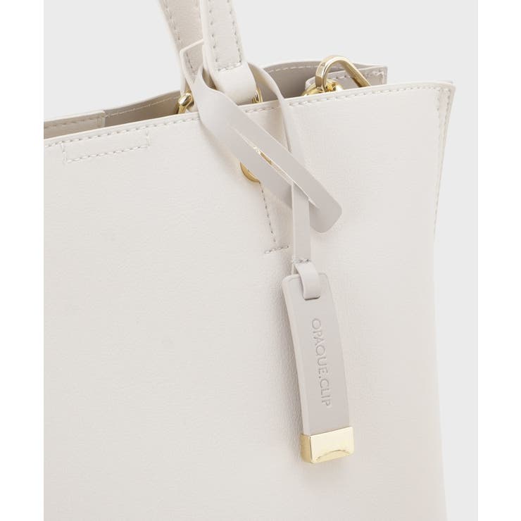 【2WAY】バイカラー3層ミドルトートバッグ | OPAQUE.CLIP | 詳細画像33 