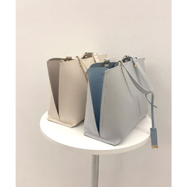 【2WAY】バイカラー3層ミドルトートバッグ | OPAQUE.CLIP | 詳細画像36 