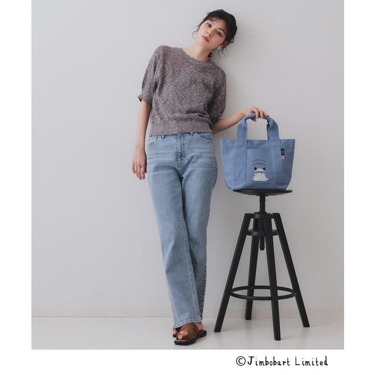 【ジムボバートコラボ】プリントミドルトートバッグ | OPAQUE.CLIP | 詳細画像8 