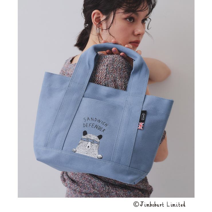 ブルー(091) | 【ジムボバートコラボ】プリントミドルトートバッグ | OPAQUE.CLIP