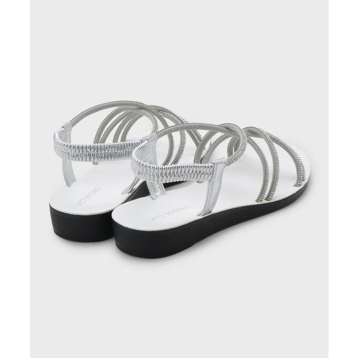 ラインストーンストラップサンダル | OPAQUE.CLIP | 詳細画像4 