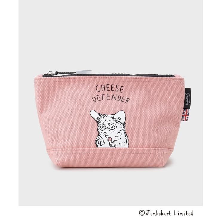 ピンク(072) | 【ジムボバートコラボ】マチ付きプリントポーチ | OPAQUE.CLIP