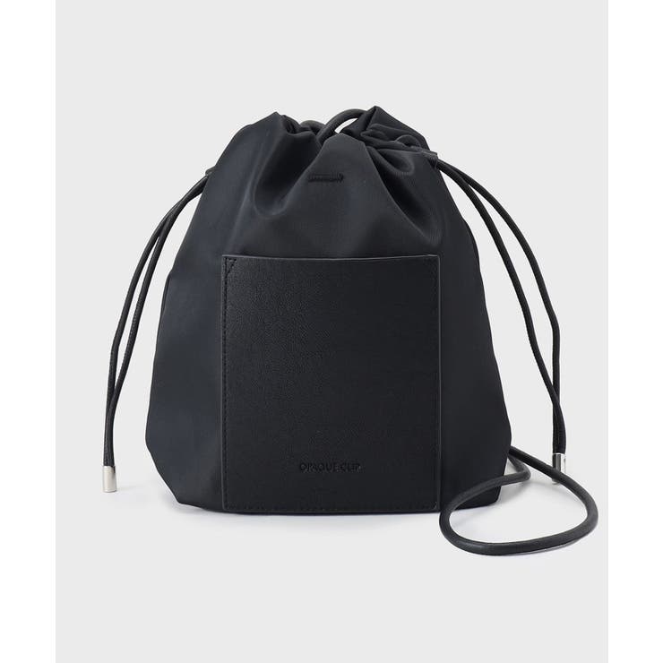 【長さ調整可能】巾着ドロストーリングミニショルダーバッグ | OPAQUE.CLIP | 詳細画像10 