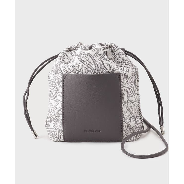 【長さ調整可能】巾着ドロストーリングミニショルダーバッグ | OPAQUE.CLIP | 詳細画像11 