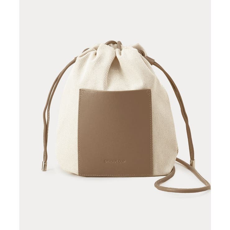 【長さ調整可能】巾着ドロストーリングミニショルダーバッグ | OPAQUE.CLIP | 詳細画像13 