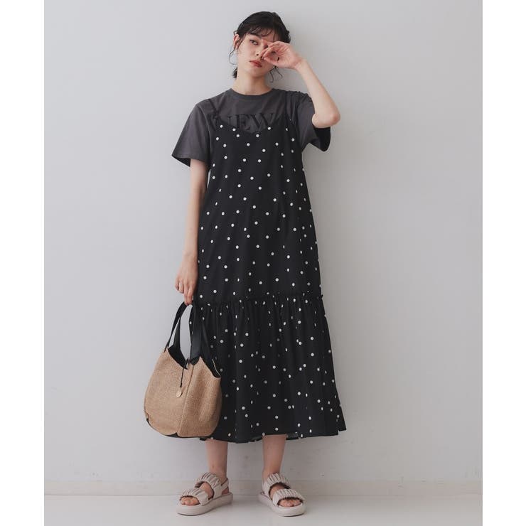 雑材合皮コンビマチ付きトートバッグ | OPAQUE.CLIP | 詳細画像2 