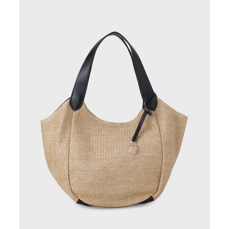 雑材合皮コンビマチ付きトートバッグ | OPAQUE.CLIP | 詳細画像7 