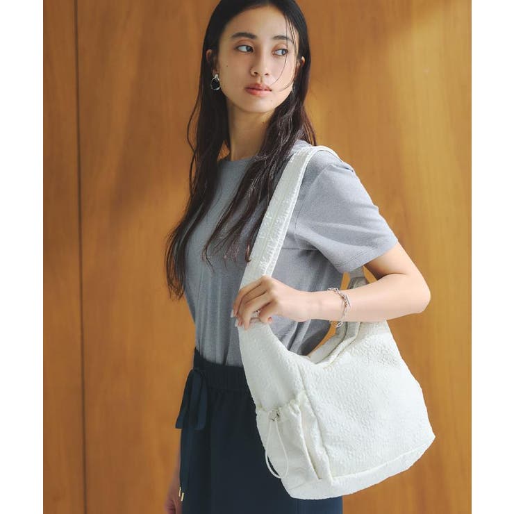 【2WAY／A4サイズ対応】ふくれジャカードショルダーバッグ | OPAQUE.CLIP | 詳細画像1 