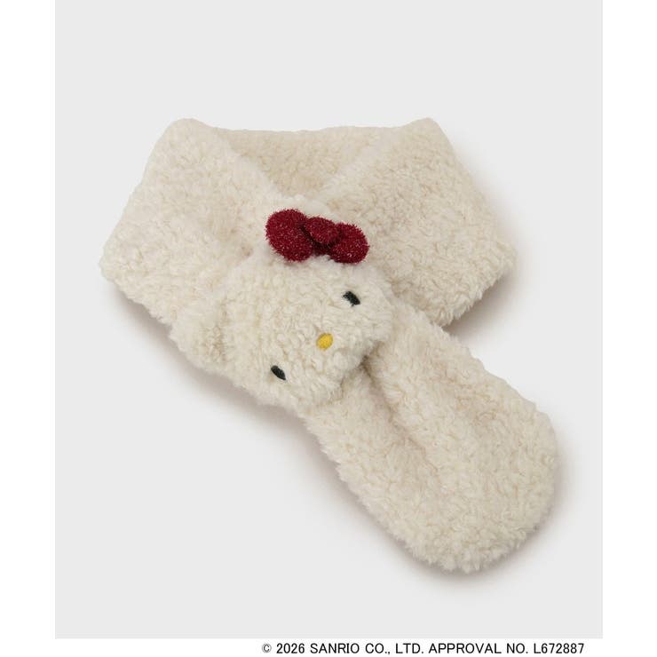 ◆【HELLO KITTY】ふわふわティペット | OPAQUE.CLIP | 詳細画像2 