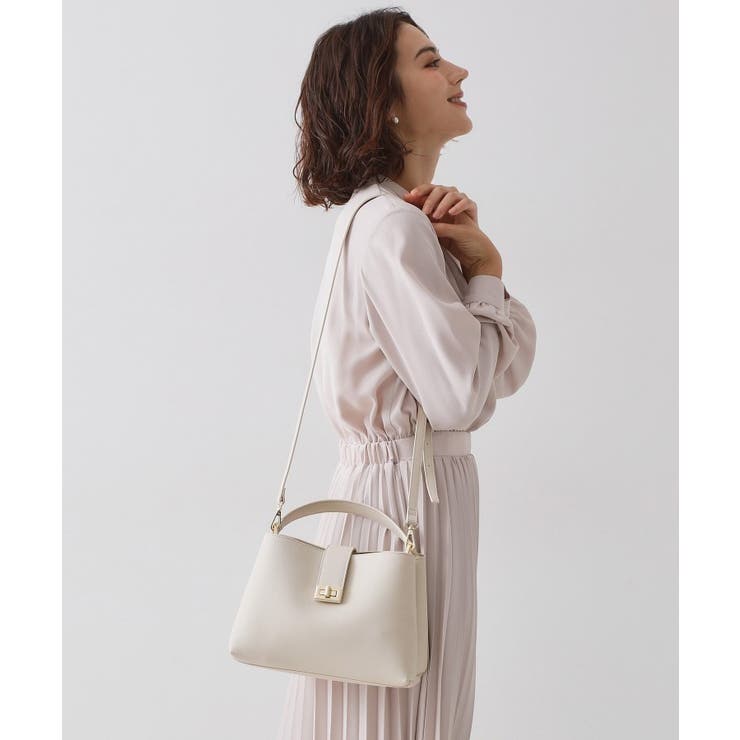 【2WAY】サフィアーノ調ミドルワンハンドルバッグ | OPAQUE.CLIP | 詳細画像1 