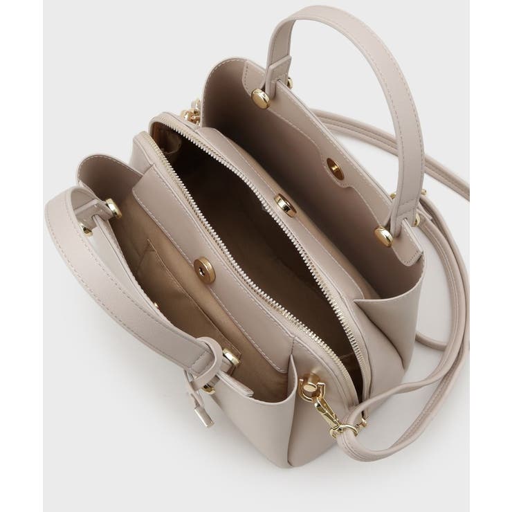 【2WAY】合皮ミドルサイズボストンバッグ | OPAQUE.CLIP | 詳細画像10 