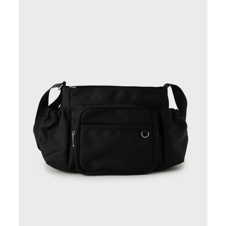 フロントポケット3層デザインショルダーバッグ【マルチポケット】 | OPAQUE.CLIP | 詳細画像8 