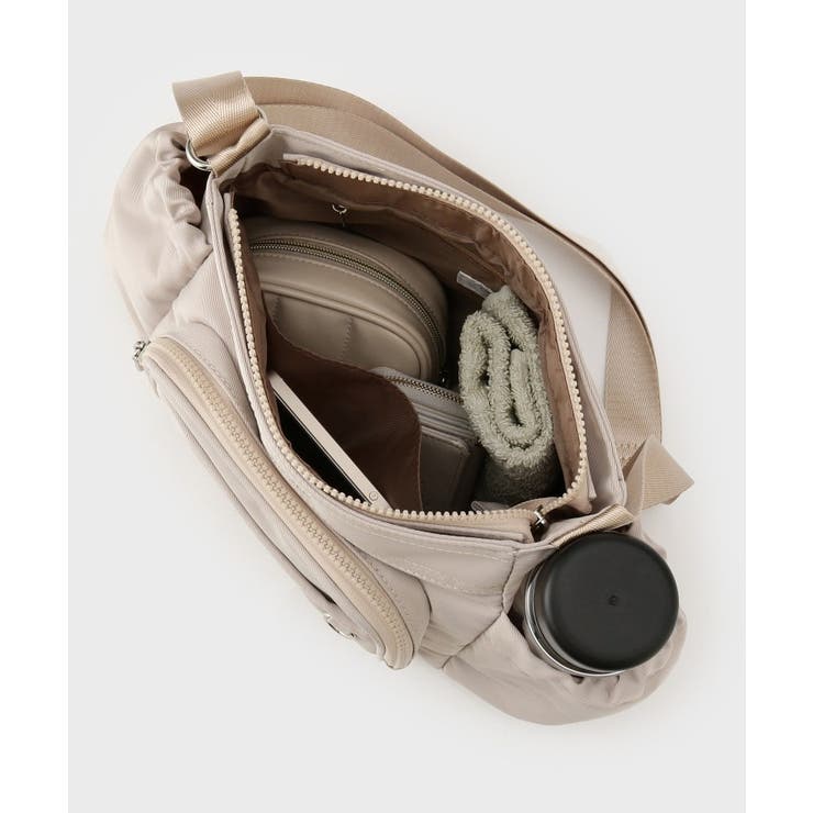 フロントポケット3層デザインショルダーバッグ【マルチポケット】 | OPAQUE.CLIP | 詳細画像16 