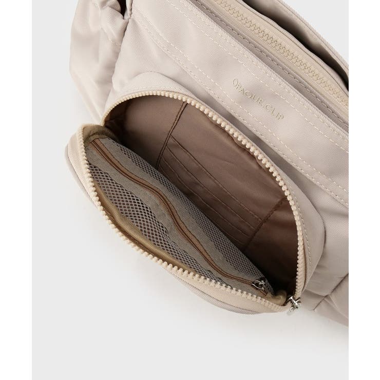 フロントポケット3層デザインショルダーバッグ【マルチポケット】 | OPAQUE.CLIP | 詳細画像19 