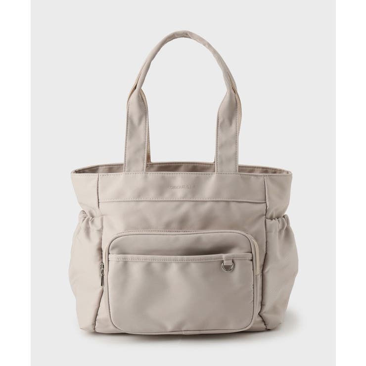 フロントポケット3層デザインBIGトートバッグ【マルチポケット】 | OPAQUE.CLIP | 詳細画像8 