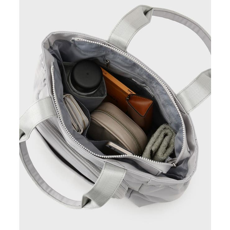 フロントポケット3層デザインBIGトートバッグ【マルチポケット】 | OPAQUE.CLIP | 詳細画像16 