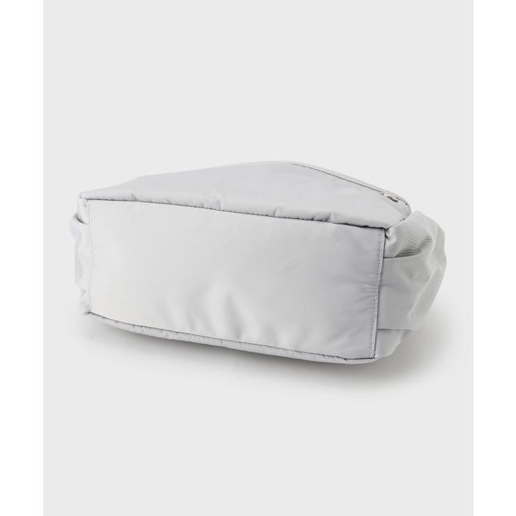 フロントポケット3層デザイントライアングルミドルトートバッグ【マルチポケット】 | OPAQUE.CLIP | 詳細画像12 