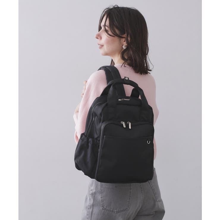 フロントポケットデザインリュック【2WAY／マルチポケット】 | OPAQUE.CLIP | 詳細画像3 