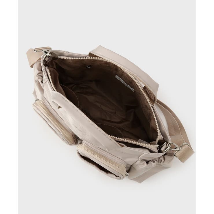 フロントWポケット3層デザインミドルトートバッグ【2WAY／マルチポケット】 | OPAQUE.CLIP | 詳細画像13 