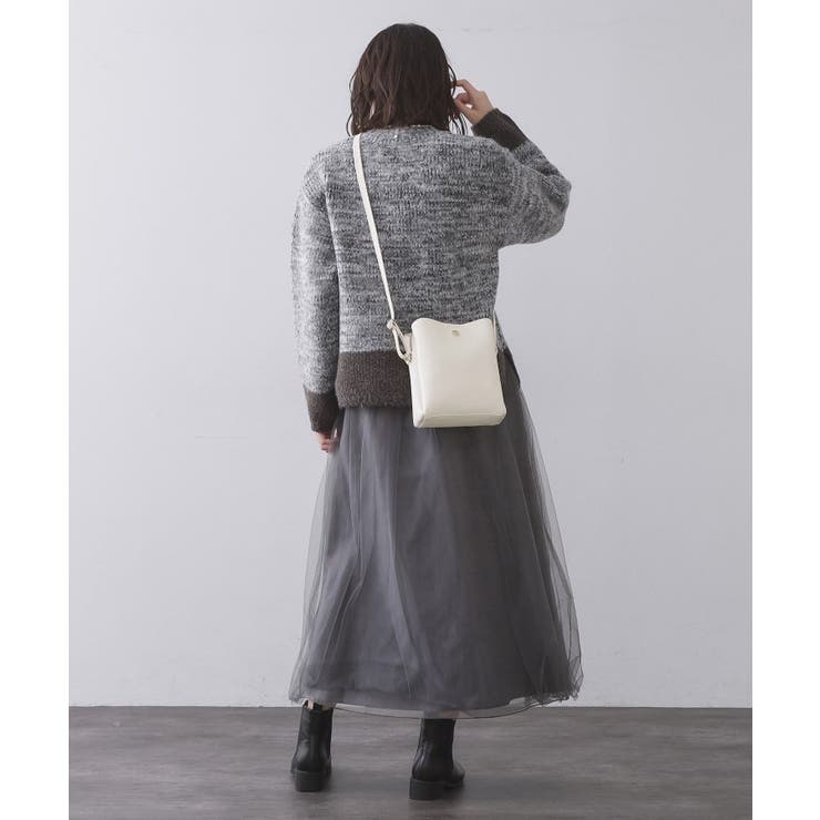 シュリンク合皮3層ミニショルダーバッグ【軽量／長さ調整可能】 | OPAQUE.CLIP | 詳細画像2 