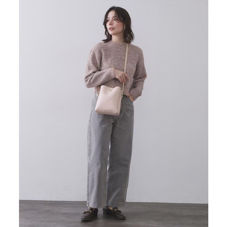 シュリンク合皮3層ミニショルダーバッグ【軽量／長さ調整可能】 | OPAQUE.CLIP | 詳細画像10 