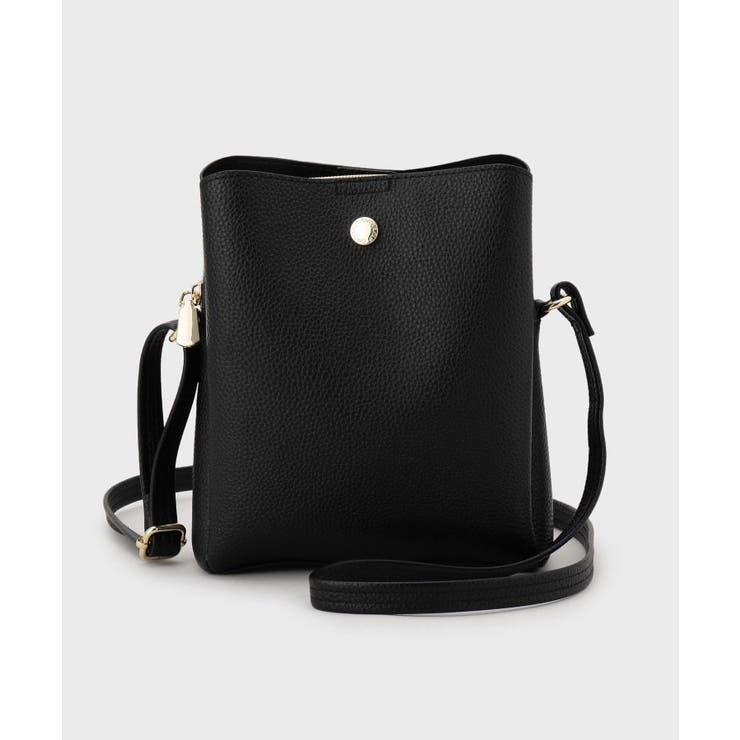 シュリンク合皮3層ミニショルダーバッグ【軽量／長さ調整可能】 | OPAQUE.CLIP | 詳細画像12 