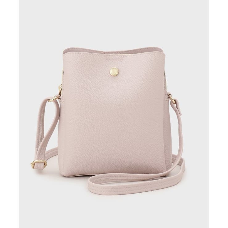 シュリンク合皮3層ミニショルダーバッグ【軽量／長さ調整可能】 | OPAQUE.CLIP | 詳細画像15 