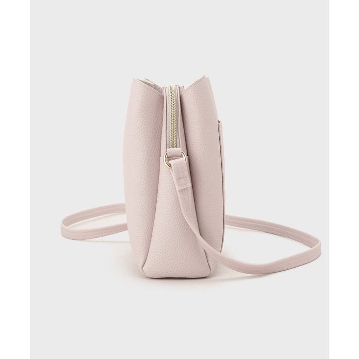 シュリンク合皮3層ミニショルダーバッグ【軽量／長さ調整可能】 | OPAQUE.CLIP | 詳細画像16 