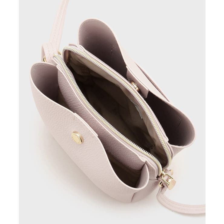 シュリンク合皮3層ミニショルダーバッグ【軽量／長さ調整可能】 | OPAQUE.CLIP | 詳細画像19 