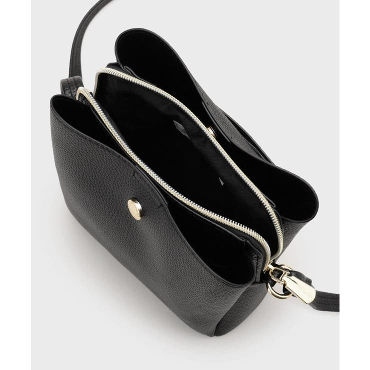 シュリンク合皮3層ミニショルダーバッグ【軽量／長さ調整可能】 | OPAQUE.CLIP | 詳細画像21 