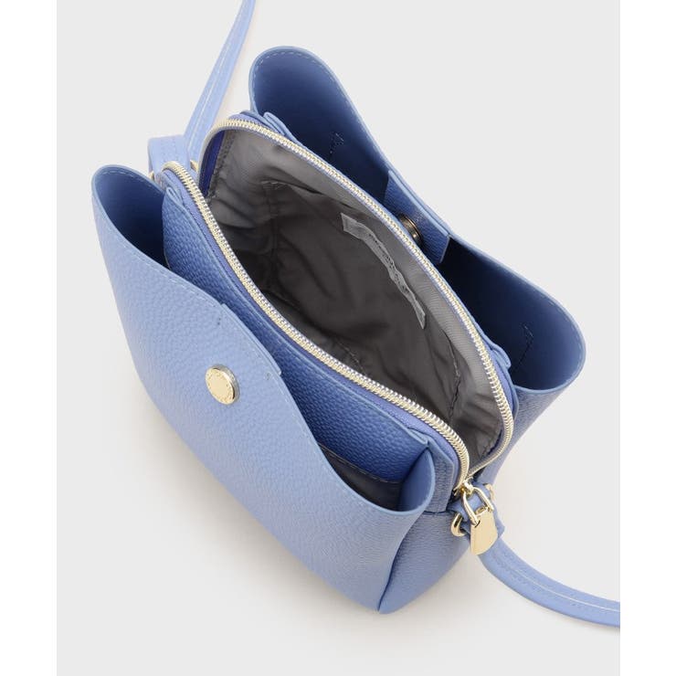 シュリンク合皮3層ミニショルダーバッグ【軽量／長さ調整可能】 | OPAQUE.CLIP | 詳細画像23 